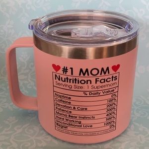 Mother’s Day NWOT #1 MOM Pink Thermal Mug
